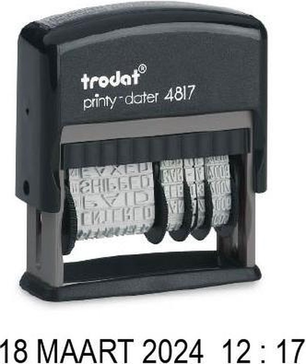 Trodat Printy 4817 | datum en tijdstempel | zelfinktend